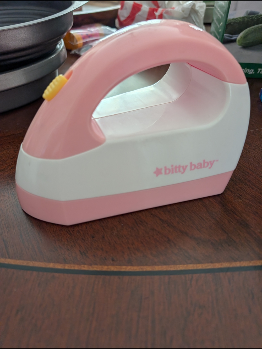 Bitty Baby Pink & White Toy Iron